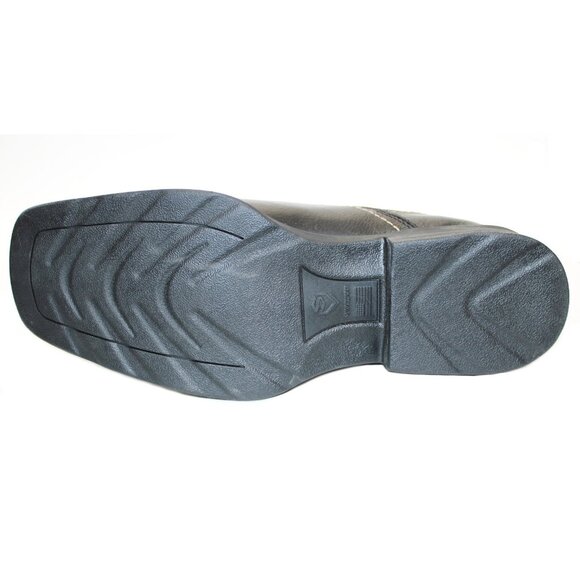 SUREWAY Mens Western Chelsea Cowboy Boots Square Toe USA Made Black Size 11 #608 - Picture 5 of 6